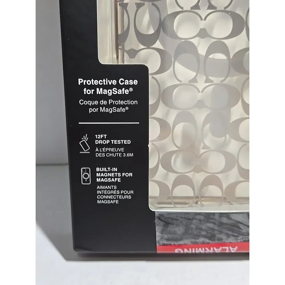 Coach iPhone Signature ProtectiveCase with MagSafe! iPhone16 retail:$78